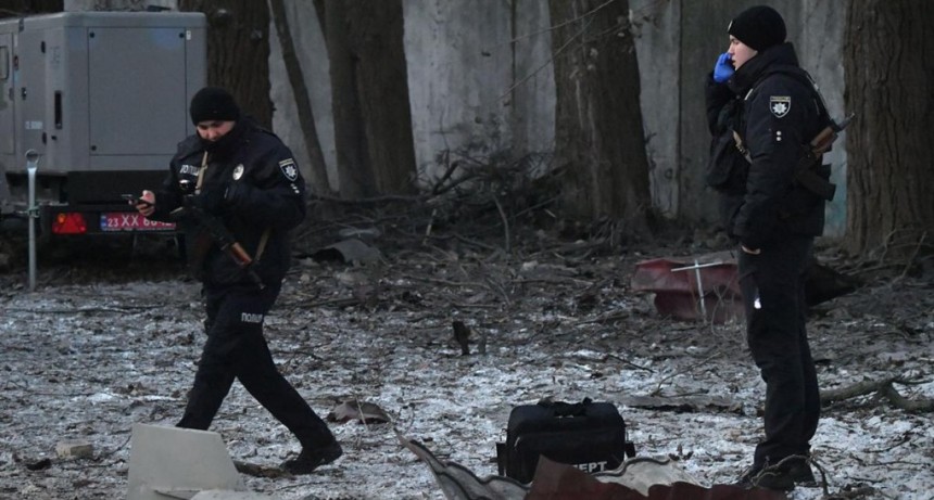  Rusia bombardeó con 13 drones la capital de Ucrania 