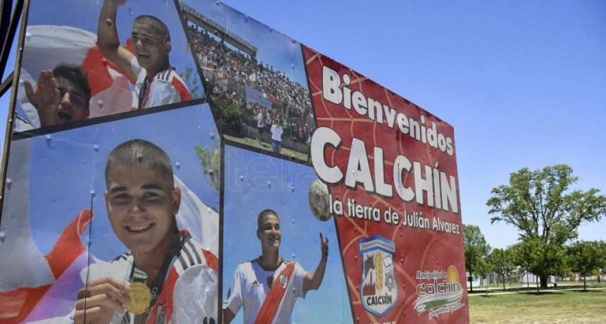 Julián Álvarez será recibido en Calchín con una caravana y lo declararán ciudadano ilustre 