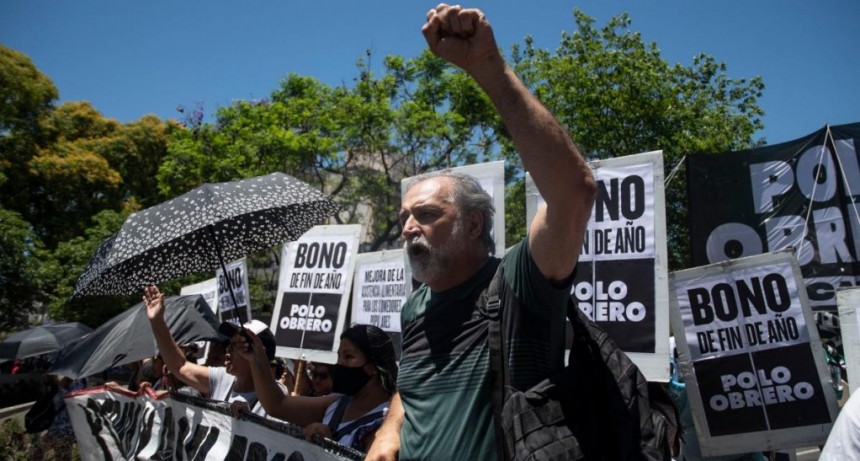  La Unidad Piquetera levantó el acampe frente al Ministerio de Desarrollo Social 