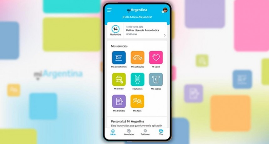  Nueva versión de la app Mi Argentina, que suma el acceso al DNI digital 